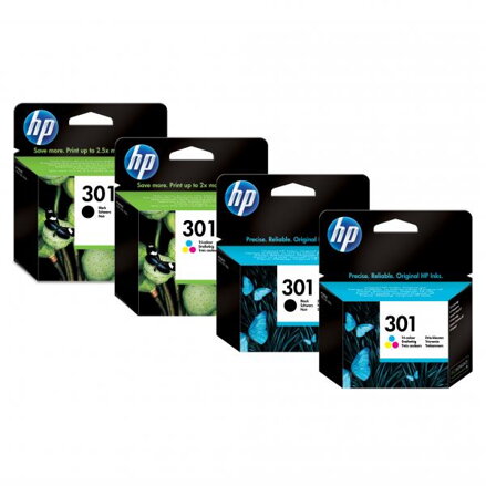HP originální ink CH562EE, HP 301, color, 165str., HP HP Deskjet 1000, 1050, 2050, 3000, 3050