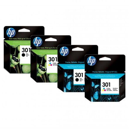 HP originální ink CH563EE, HP 301XL, black, 480str., HP HP Deskjet 1000, 1050, 2050, 3000, 3050