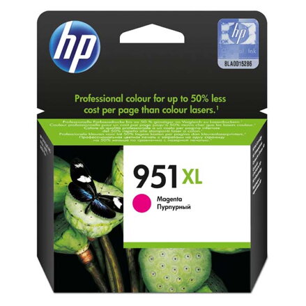 HP originální ink CN047AE, HP 951XL, magenta, blistr, 1500str., 17ml, HP Officejet Pro 8100 ePrinter,8620