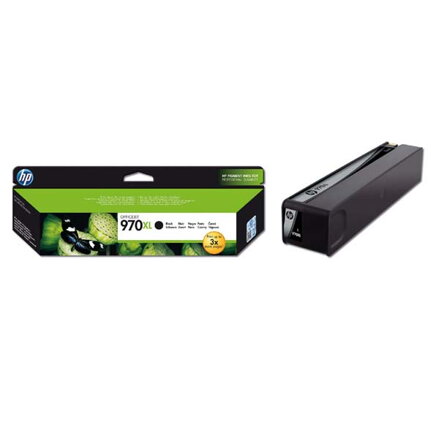 HP originální ink CN625A, black, 9200str., HP 970XL, HP Officejet Pro X451dn, X451dw, X476dn MFP, X476dw