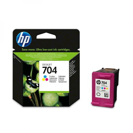 HP originální ink CN693AE, HP 704, color, 200str., 5,5 mlml, HP Deskjet 2060