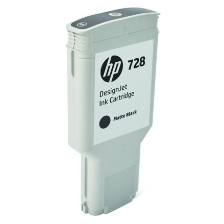 HP originální ink F9J68A, HP 728, matte black, 300ml, HP DesignJet T730, DesignJet T830, DesignJet T830 MFP
