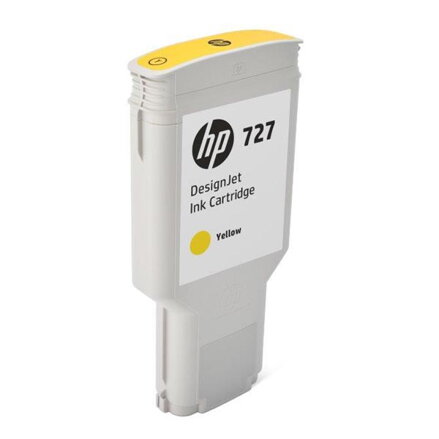 HP originální ink F9J78A, HP 727, yellow, 300ml, HP DesignJet T1530,T2530,T930,T1500,T2500,T920