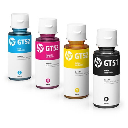 HP originální ink bottle M0H55AE, HP GT52, magenta, 8000str., 70ml, HP DeskJet GT serie, Cronos