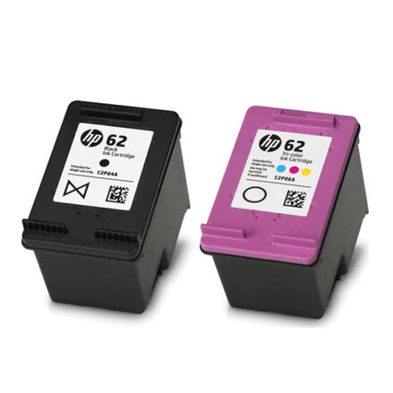 HP originální ink sada N9J71AE, HP 62, black/color, 200/165str., 4.4.2005ml, HP Envy 5640, 5644, 5660, 7640, Officejet 8040 with N