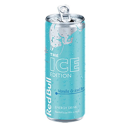 Energy drink, Ice edition, 12ks v kartonu, cena za 1ks, Red Bull vanilla & iced berry