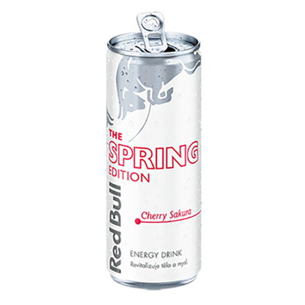 Energy drink, Spring edition, 24ks v kartonu, cena za 1ks, Red Bull cherry sakura
