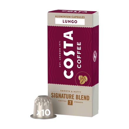 Kávové kapsle Nespresso lungo, Signature Blend Lungo, 10 kapslí, krabička Kávové kapsle Nespresso lungo, Signature Blend Lungo, 10 kapslí, krabička