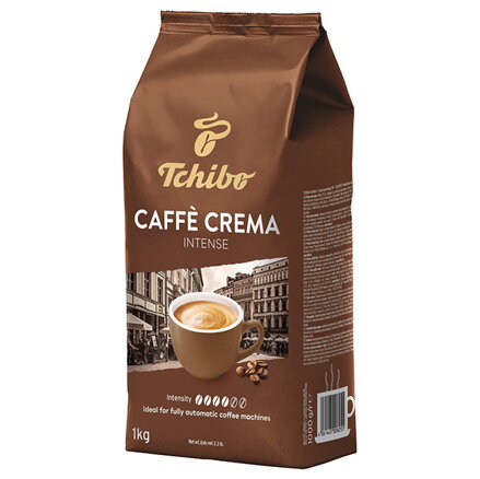Káva zrnková, Tchibo, Barista Caffe Crema Intense, 1kg, sáček, 100% Arabica