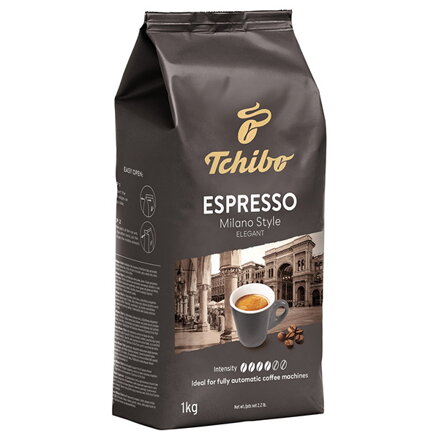 Káva zrnková, Tchibo, Espresso Milano Style, 1kg, sáček