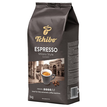 Káva zrnková, Tchibo, Espresso Milano Style, 1kg, sáček