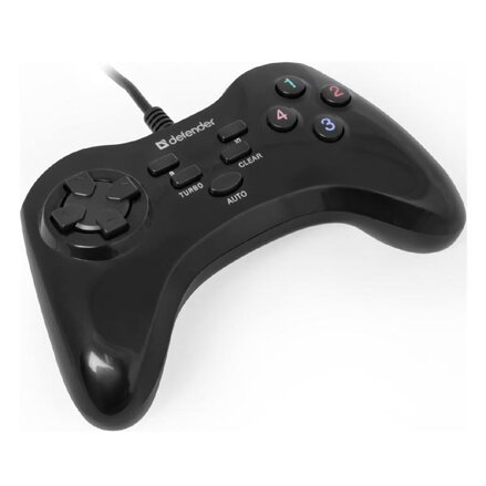 Gamepad Defender Game Master G2, 13tl., USB, černý, turbo režim, Windows 2000/XP/Vista/7/8/10 Gamepad Defender Game Master G2, 13tl., USB, černý, turbo režim, Windows 2000/XP/Vista/7/8/10