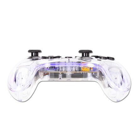 Gamepad Marvo GHOST 40, bezdrátový, 17tl., všesměrový, průhledný, .A-D, B