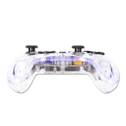 Gamepad Marvo GHOST 40, bezdrátový, 17tl., všesměrový, průhledný