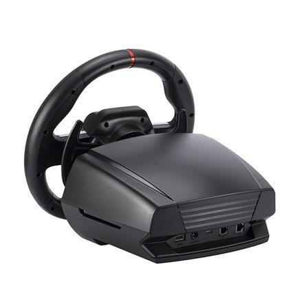 Volant Genius GX Gaming SpeedMaster X5 FF, volant s pedály a řadící pákou, USB-C, černý, PC, PS4, XBOX One
