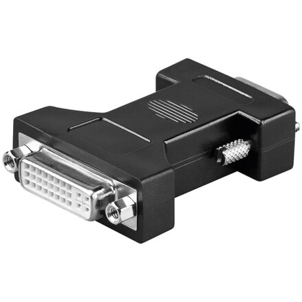 Video Redukce, DVI (24+5) F-VGA (D-Sub) M, 0, bílá, Logo