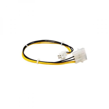 PC Redukce, napájení základní desky, DC 5,25" M-P4 (4pin) M, 0, černá, Logo, MOLEX