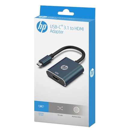 Video adaptér, DHC-CT202, USB C M - HDMI F, černý, Hewlett-Packard
