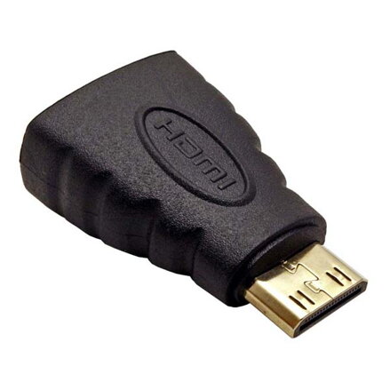 Audio/video Redukce, HDMI F-HDMI (mini) M, 0, černá
