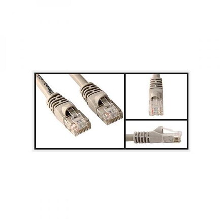 UTP patchcord, Cat.5e, RJ45 M-2m, nestíněný, šedý, economy