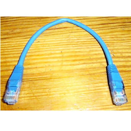 UTP patchcord, Cat.5e, RJ45 M-0.25m, nestíněný, modrý, economy