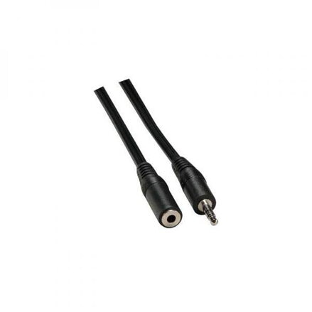 Kabel Jack (3,5mm) M- Jack (3,5mm) F, 10m, černá
