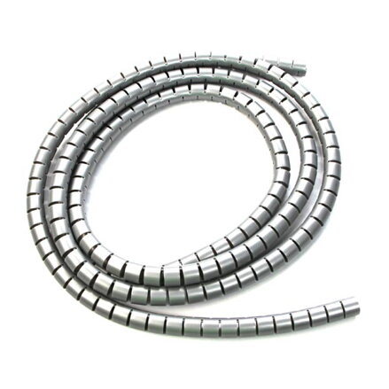 Svazkovací spirála, 15-50mm, stříbrná, 2.5m, (15mm pr.)