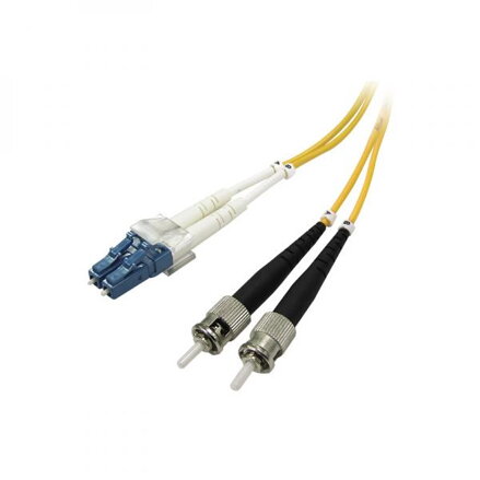 Optický PatchCord Single mode (9/125), LC/ST, 1m, economy