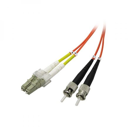 Optický PatchCord Multi mode (62,5/125), LC/ST, 1m, economy
