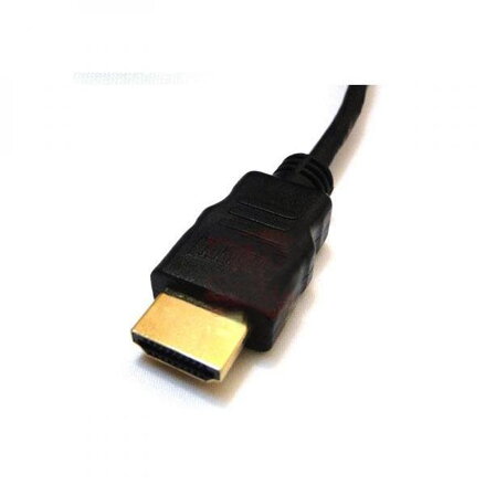 Kabel HDMI M- HDMI (micro) M, HDMI HIGH SPEED with ETHERNET, 1m, černá