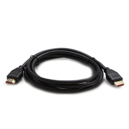 Video kabel HDMI samec - HDMI samec, HDMI 2.1 - Ultra High Speed, 2m, pozlacené konektory, černý, Logo blistr, 8K@60Hz, 48Gb/s