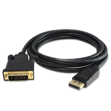 Kabel DisplayPort M- DVI (24+1) M, 2m, černá