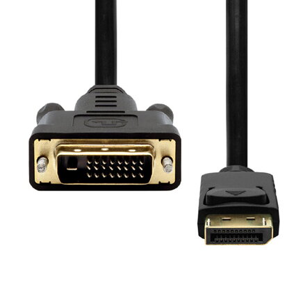Kabel DisplayPort M- DVI (24+1) M, 2m, černá