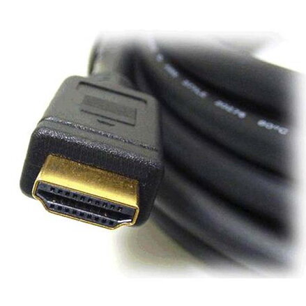Kabel HDMI M- HDMI M, HDMI HIGH SPEED with ETHERNET, 5m, zlacené konektory, černá
