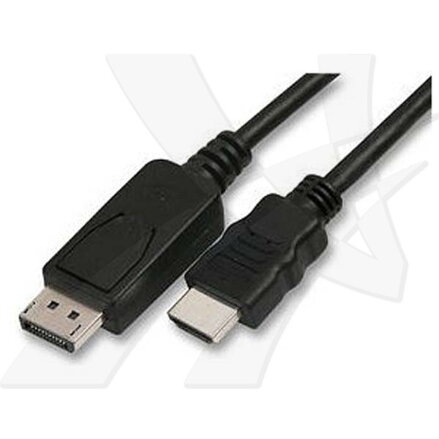 Kabel DisplayPort M- HDMI M, 5m, černá
