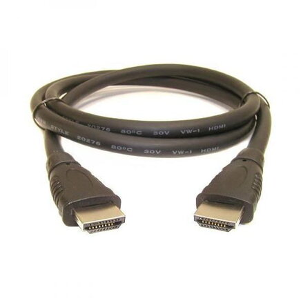 Kabel HDMI M- HDMI M, HDMI HIGH SPEED with ETHERNET, 10m, černá