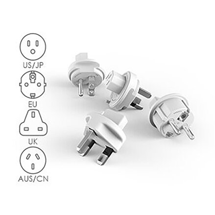 Cubenest - PowerCube, ReWirable USB PD 20W, A+C, šedá, POWERCUBE, 4x zásuvka USB C+A, Power Delivery 20W