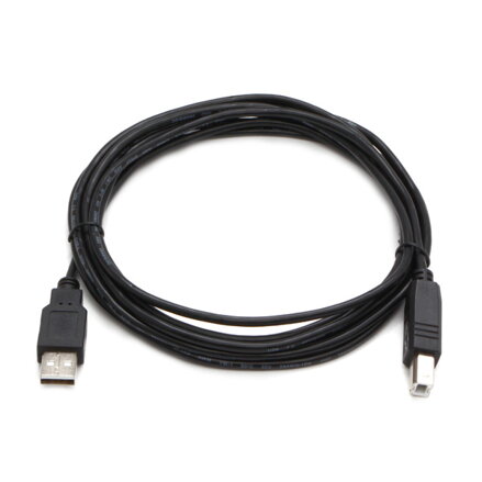 Kabel USB (2.0), USB A M- USB B M, 3m, černý