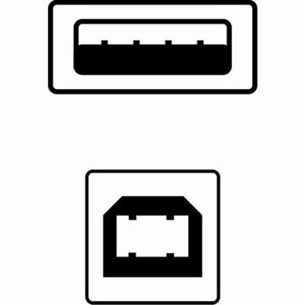 Kabel USB (2.0), USB A M- USB B M, 3m, černý