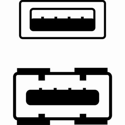 Logo USB prodlužovací kabel (2.0), USB A samec - USB A samice, 5m, šedý, blistr