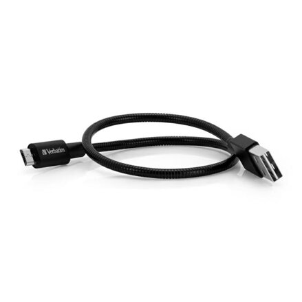 Kabel USB (2.0), USB A M- USB micro B M, 1m, černý, Verbatim, box, 48863
