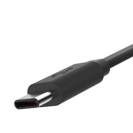 Kabel USB (2.0), USB A M- USB C M, 1m, černý