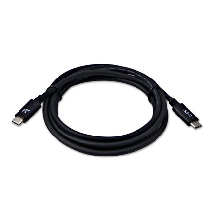 Kabel USB (3.2 gen 1), USB C M- USB C M, 1m, 5 Gb/s, 5V/3A, černý