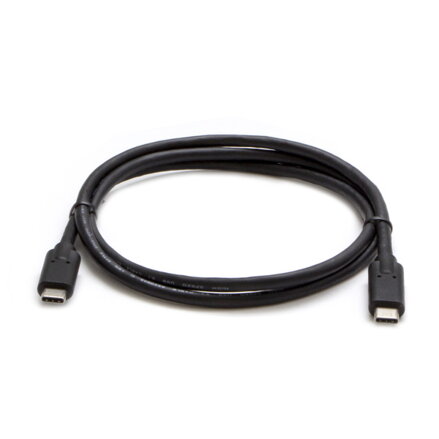 Kabel USB (3.2 gen 2), USB C M- USB C M, 1m, 10 Gb/s, 5V/3A, černý