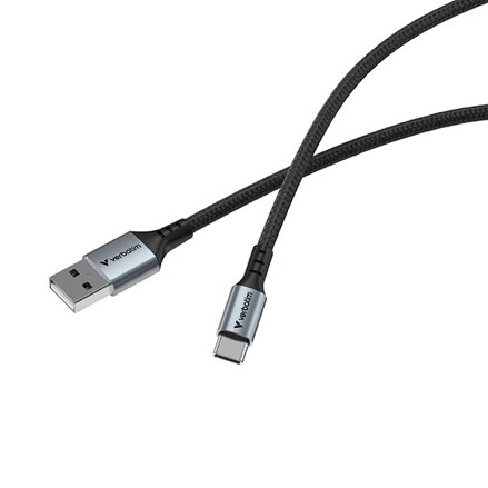 Verbatim USB kabel USB A samec - USB C samec, 18W, 1.2m, černý, box, 31843
