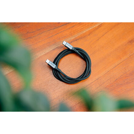 Verbatim USB kabel USB C samec - USB C samec, 60W, 1.2m, černý, box, 31845