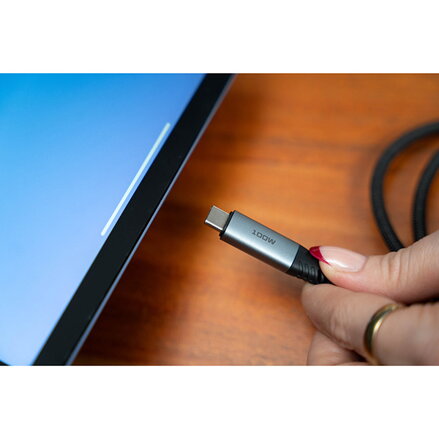 Verbatim USB kabel USB C samec - USB C samec, 100W, 1.2m, černý, box, 31846