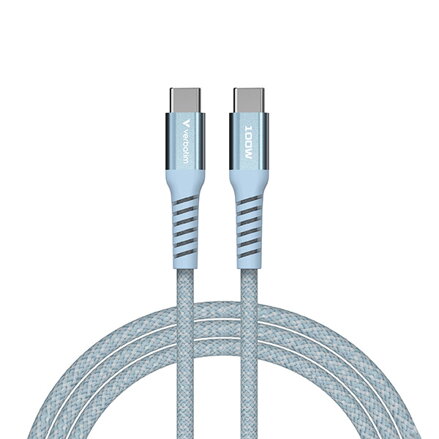Verbatim USB kabel USB C samec - USB C samec, 100W, 1.2m, magnetický, modrý, box, 31856