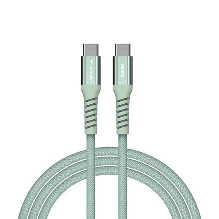 Verbatim USB kabel USB C samec - USB C samec, 60W, 1.2m, magnetický, zelený, box, 31864