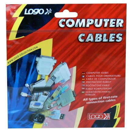 Kabel k hardisku napájecí, DC SATA M- DC 5,25" M, 0.2m, color, Logo, blistr